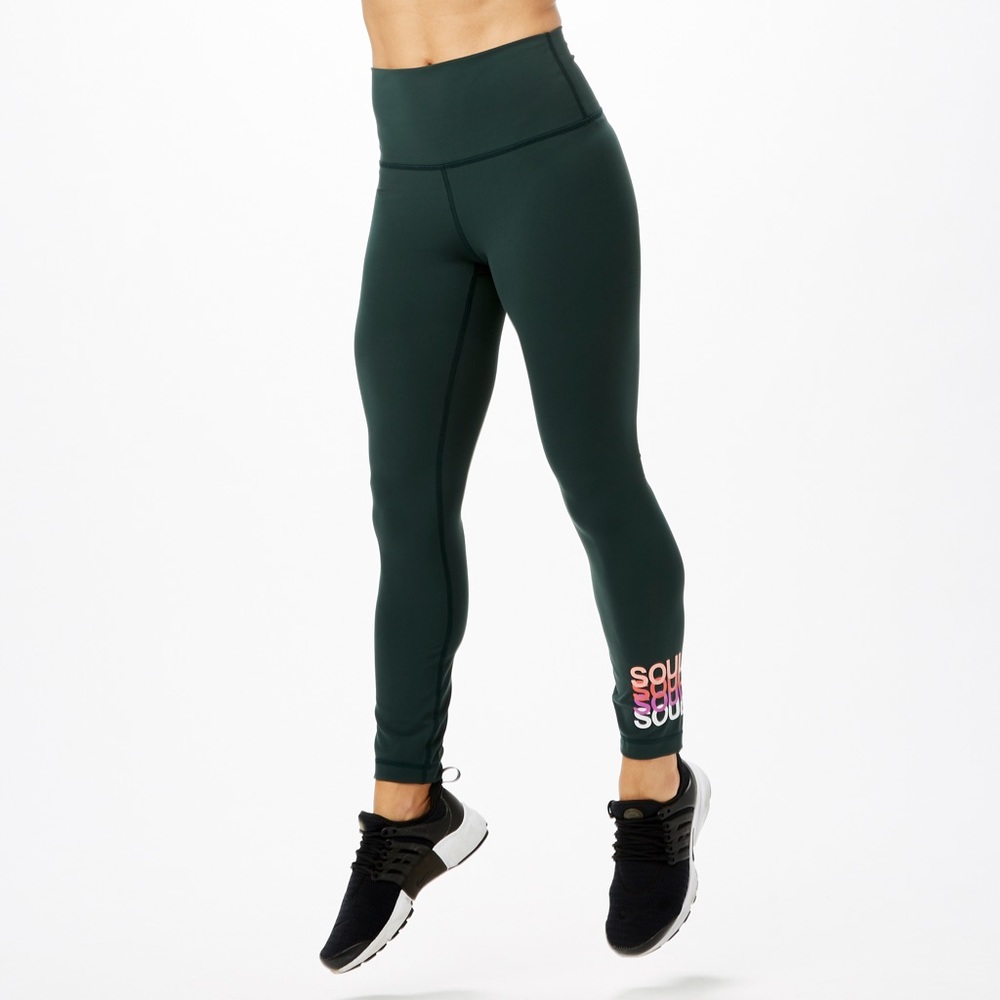 Green Lululemon Soul Cycle Crop Legging Size 6